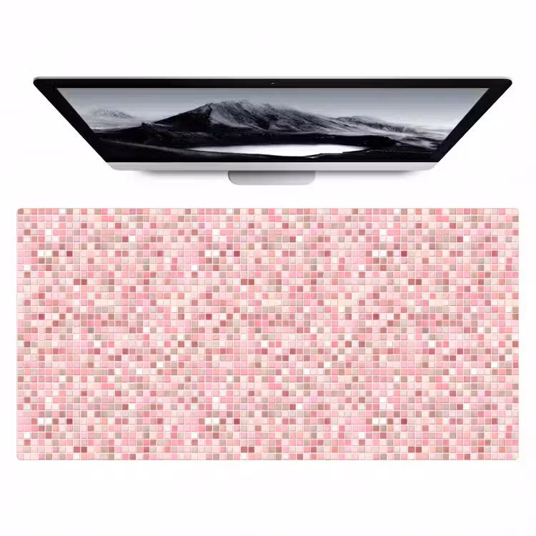 Mozaïek - Patroon - Roze Muismat XXL klein 681 -zzz3d