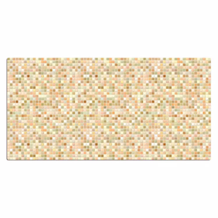 Mozaïek - Patroon - Terracotta Muismat XXL klein 681 -3d_leeg