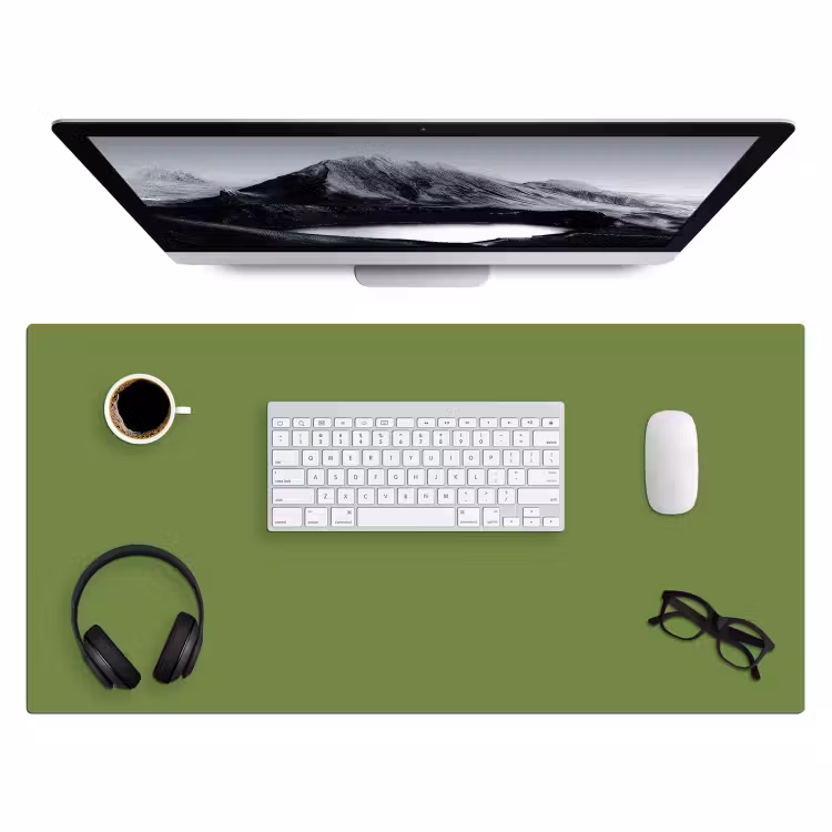 Moss - Green - Groen Muismat XXL klein 681 -3d
