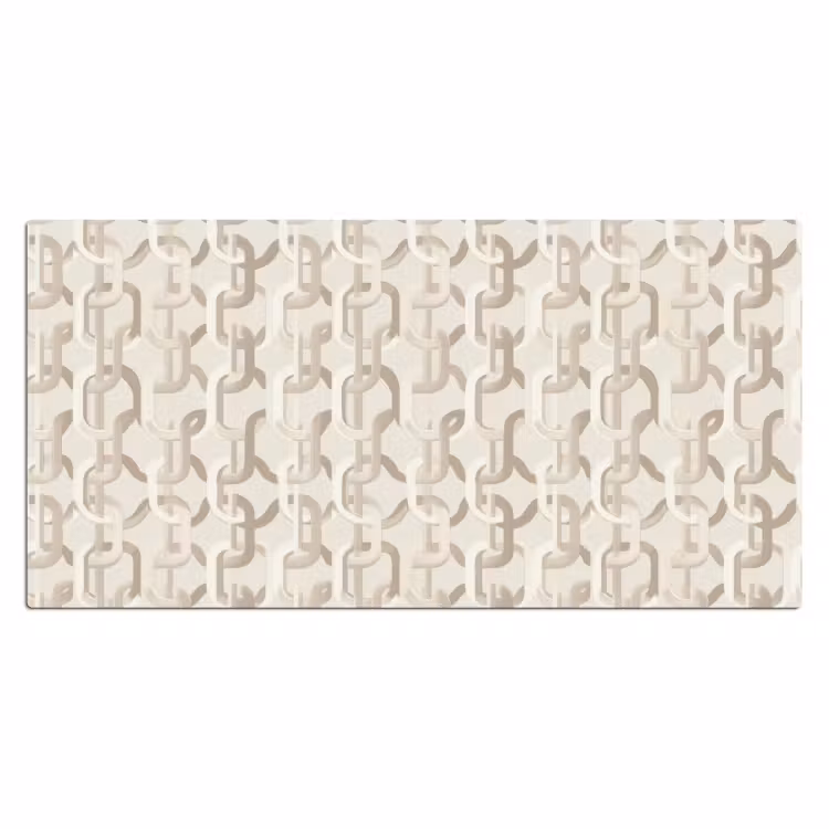 Motief - Abstract - Beige Muismat XXL klein 681 -3d_leeg