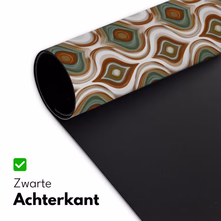 Motief - Patroon - Kleurrijk Muismat XXL klein 681 -sfeer2