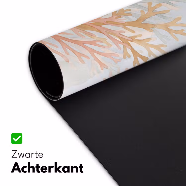 Natuur - Abstract - Aquarel - Organisch - Warm Muismat XXL klein -sfeer2