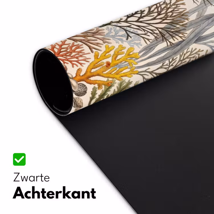Natuur - Onderwater - Botanisch - Vintage - Kleurrijk Muismat XXL klein -sfeer2