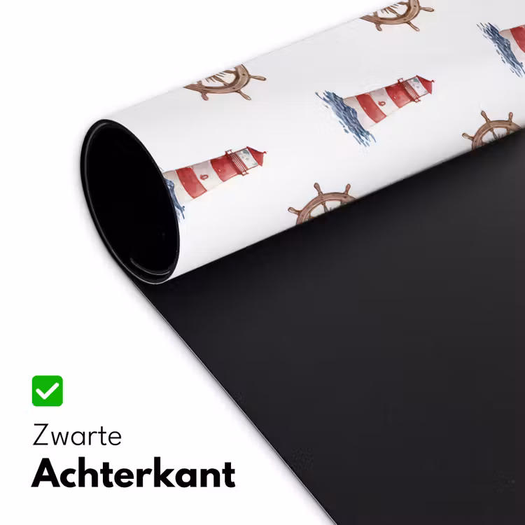 Nautisch - Klassiek - Rood Muismat XXL klein 681 -sfeer2