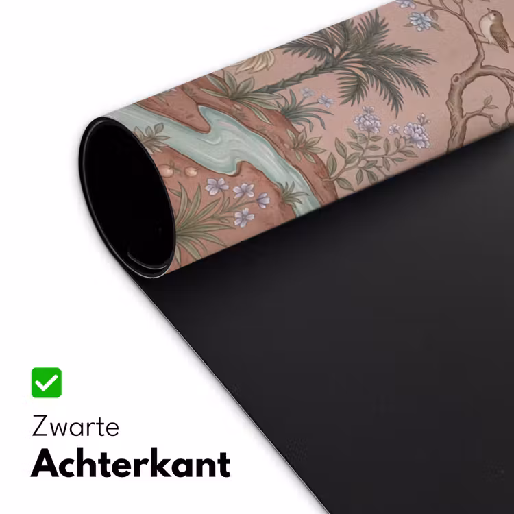 Nostalgisch - Reigers - Roze Muismat XXL klein -sfeer2