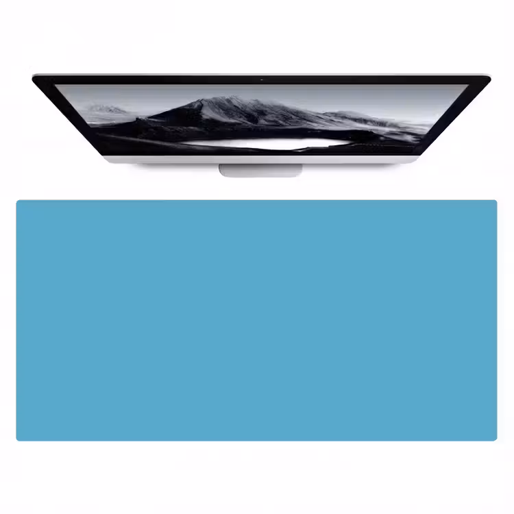 Ocean - Teal - Blauw Muismat XXL klein 681 -zzz3d