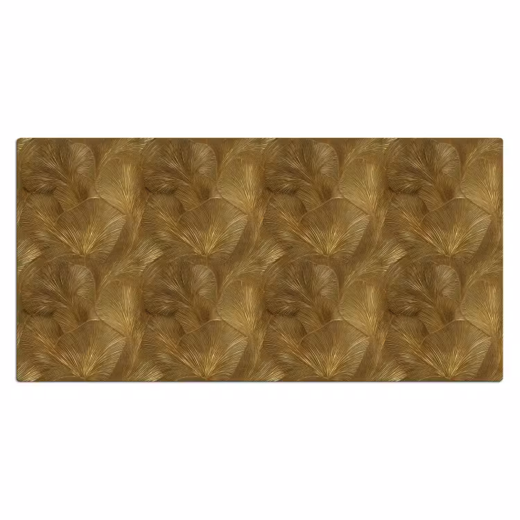 Organisch - Lijnen - Goud Muismat XXL klein 681 -3d_leeg