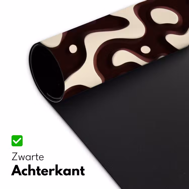 Organisch - Krachtig - Bruin Muismat XXL klein 681 -sfeer2