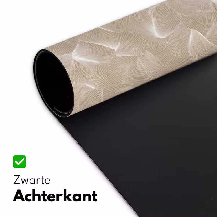 Organisch - Textuur - Beige Muismat XXL klein 681 -sfeer2
