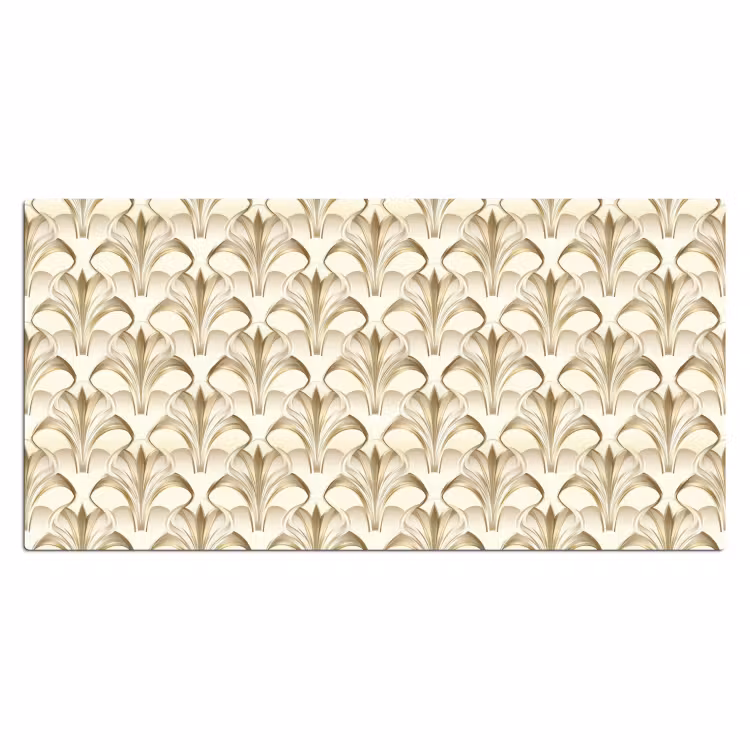 Ornament - Barok - Goud Muismat XXL klein 681 -3d_leeg