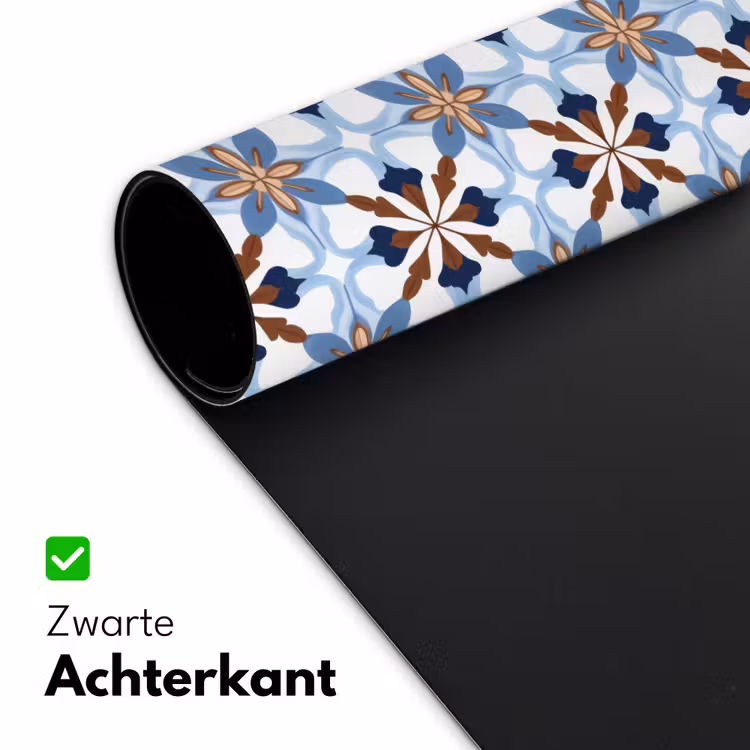 Ornament - Tegel - Kleurrijk Muismat XXL klein 681 -sfeer2