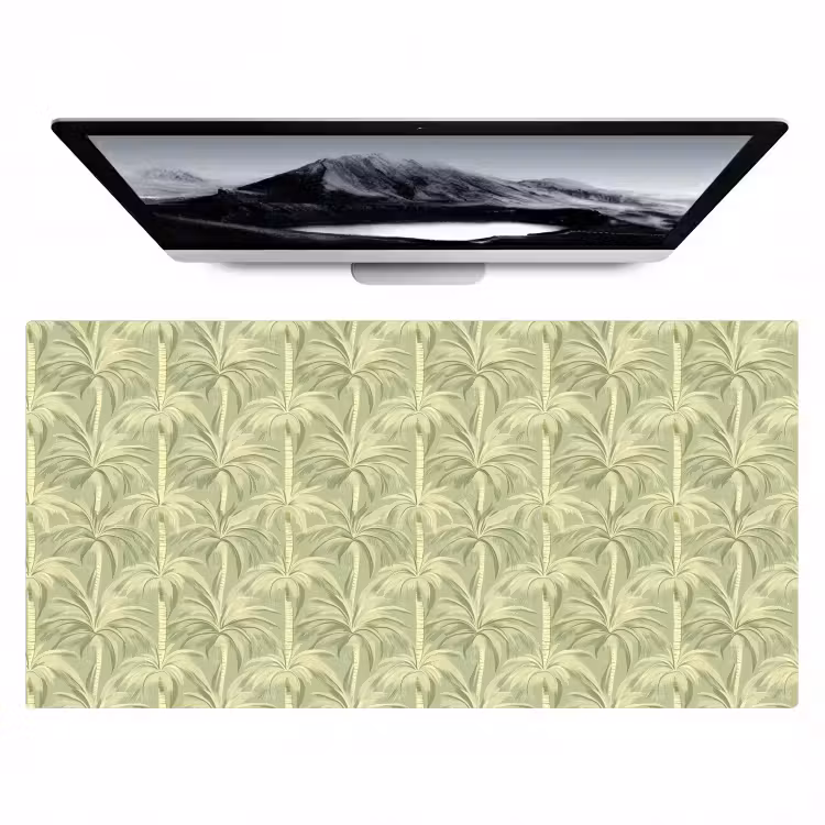 Palmwoud - Tropisch - Groen Muismat XXL klein 681 -zzz3d