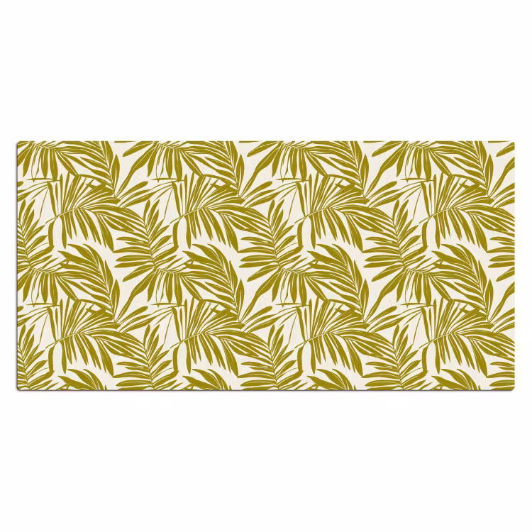 Palmblad - Patroon - Groen Muismat XXL klein 681 -3d_leeg