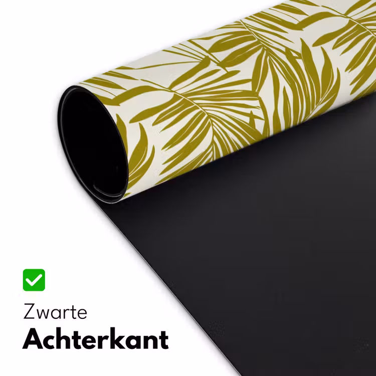 Palmblad - Patroon - Groen Muismat XXL klein 681 -sfeer2