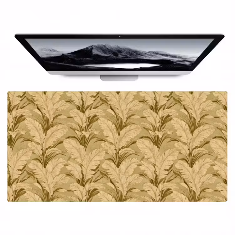 Palmbladeren - Klassiek - Groen Muismat XXL klein 681 -zzz3d
