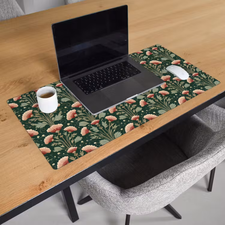Patroon - Botanisch - Kleurrijk Muismat XXL klein 681 -sfeer1