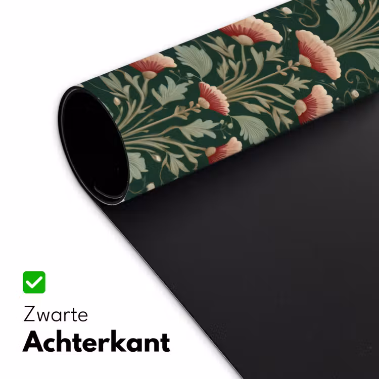 Patroon - Botanisch - Kleurrijk Muismat XXL klein 681 -sfeer2