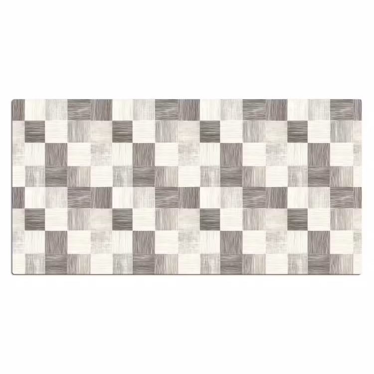 Patroon - Dambord - Houtnerf Muismat XXL klein 681 -3d_leeg