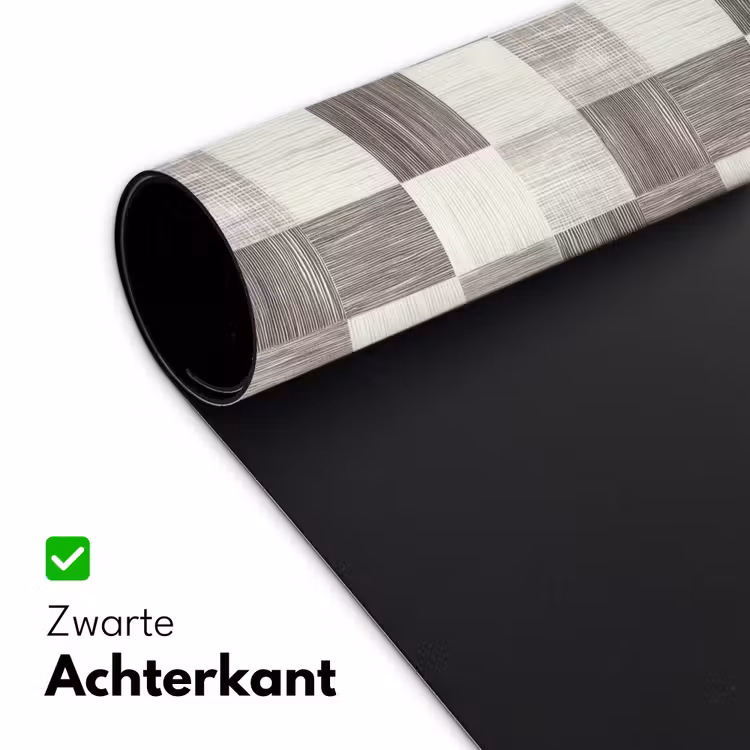 Patroon - Dambord - Houtnerf Muismat XXL klein 681 -sfeer2