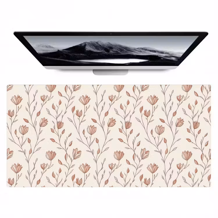 Patroon - Klassiek - Roze Muismat XXL klein 681 -zzz3d