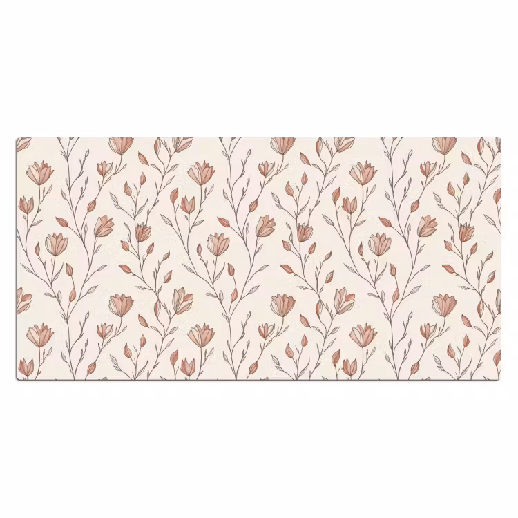 Patroon - Klassiek - Roze Muismat XXL klein 681 -3d_leeg