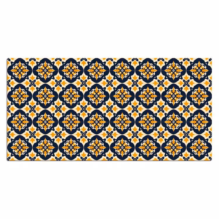 Patroon - Siertegel - Kleurrijk Muismat XXL klein 681 -3d_leeg