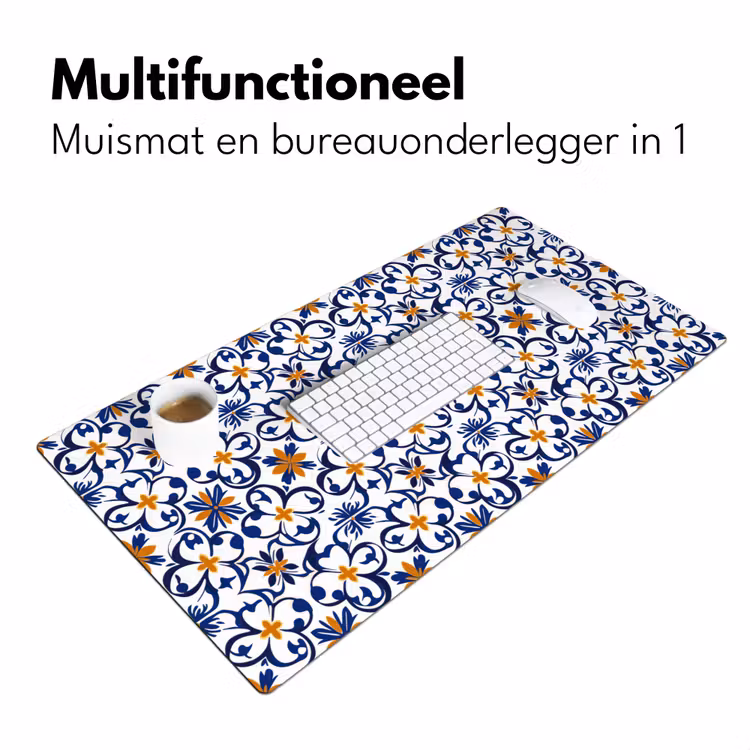 Patroon - Modern - Kleurrijk Muismat XXL klein 681 -sfeer4