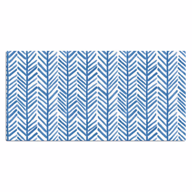 Patroon - Streep - Blauw Muismat XXL klein 681 -3d_leeg