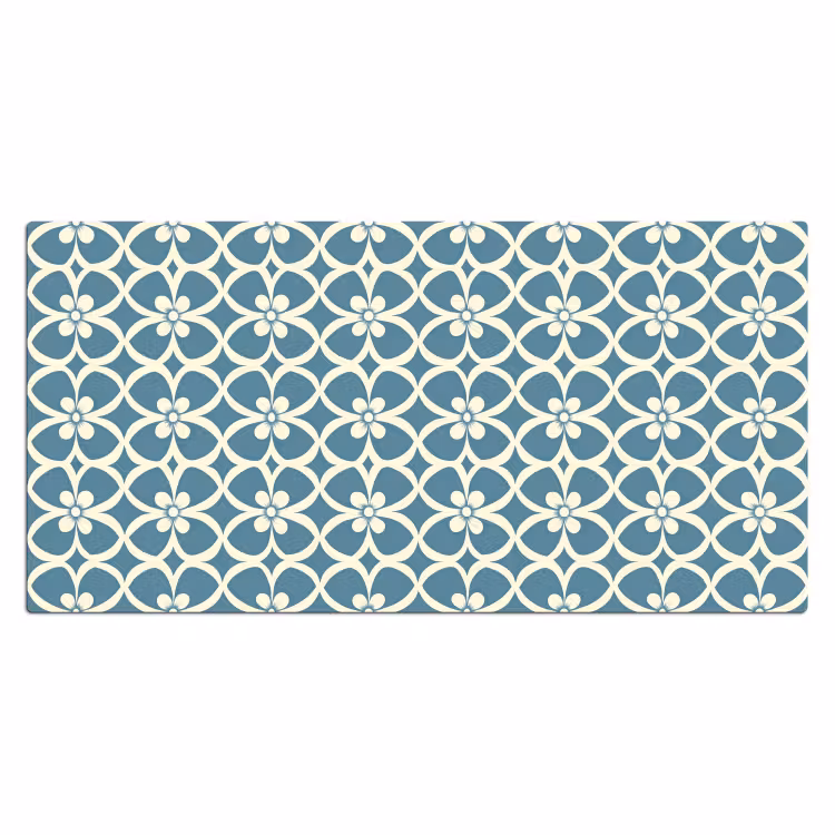 Patroon - Symmetrisch - Blauw Muismat XXL klein 681 -3d_leeg