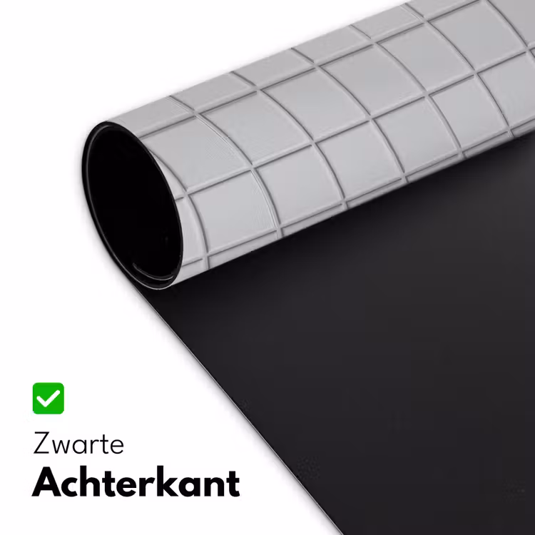 Patroon - Tegels - Licht - Grijs Muismat XXL klein 681 -sfeer2