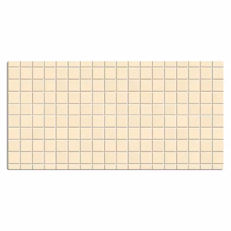 Patroon - Tegels - Gebroken - Wit Muismat XXL klein 681 -3d_leeg