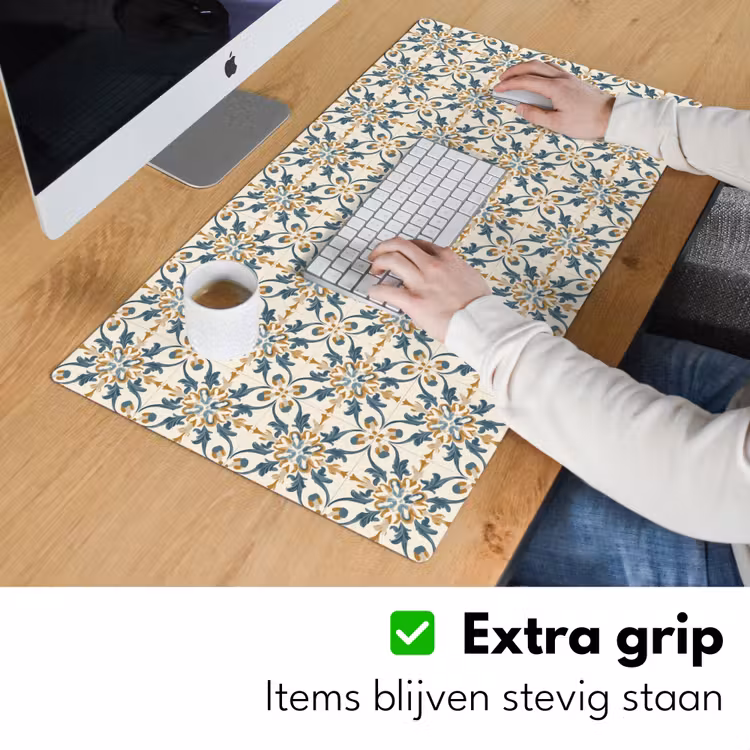 Patroon - Klassiek - Kleurrijk Muismat XXL klein 681 -sfeer3