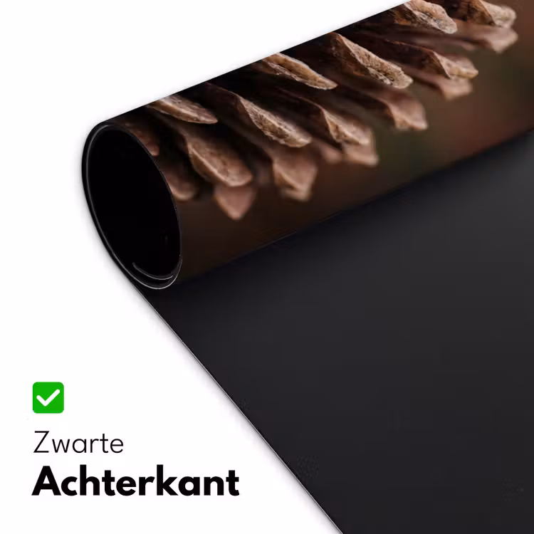 Dennenappel - Bos - Herfst - Bruin - Sfeervol Muismat XXL klein -sfeer2
