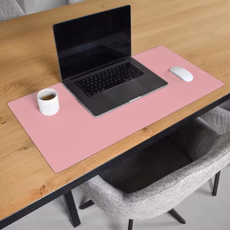 Roze - Kleuren - Interieur - Effen - Kleur Muismat XXL klein -sfeer1