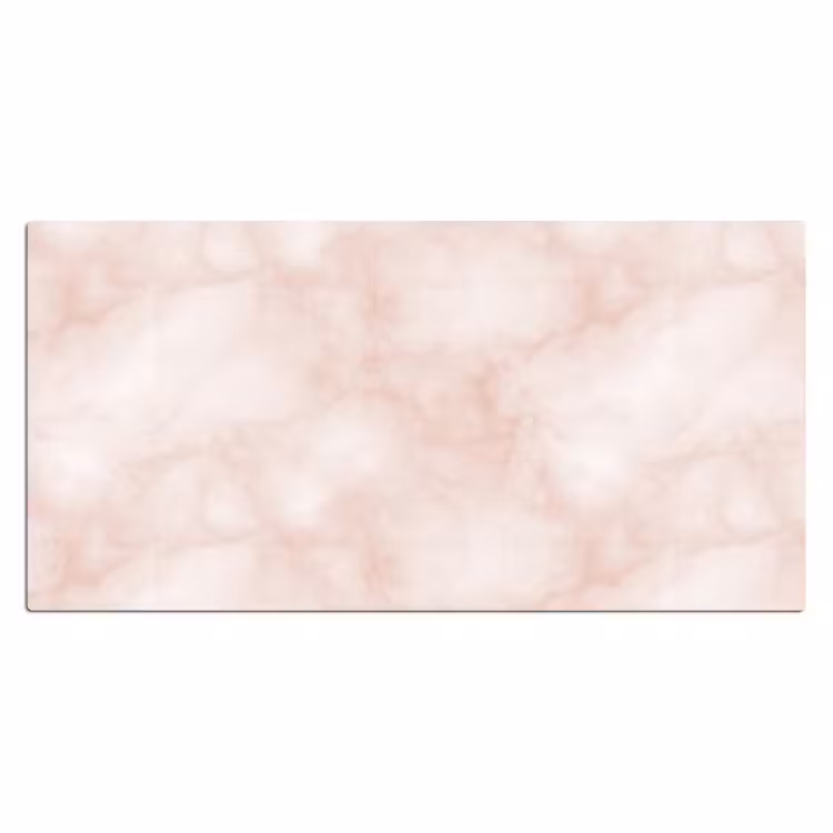 Roze - Marmer - Crème Muismat XXL klein 681 -3d_leeg