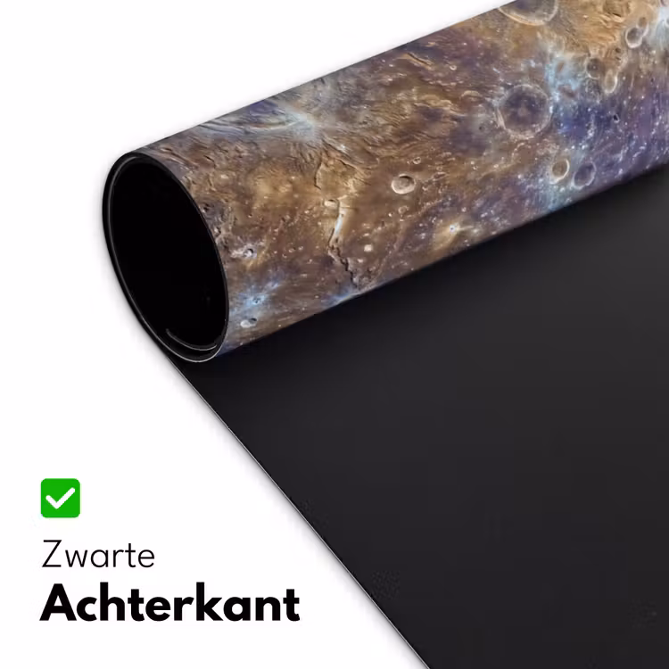 Desk Mat - Planet - Craters - Space - Planeet - Kraters - Ruimte Muismat XXL klein