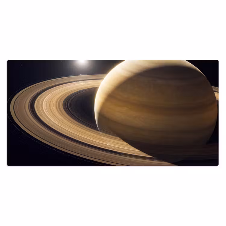Desk Mat - Planet - Rings - Space - Planeet - Ringen - Ruimte Muismat XXL klein