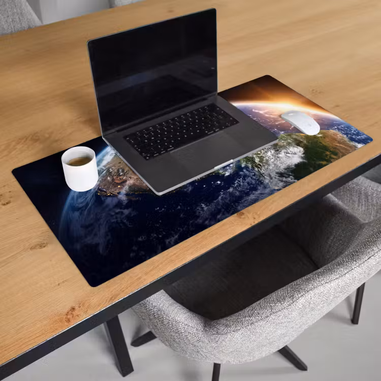 Desk Mat - Planet - Space - Cosmos - Planeet - Ruimte - Kosmos Muismat XXL klein