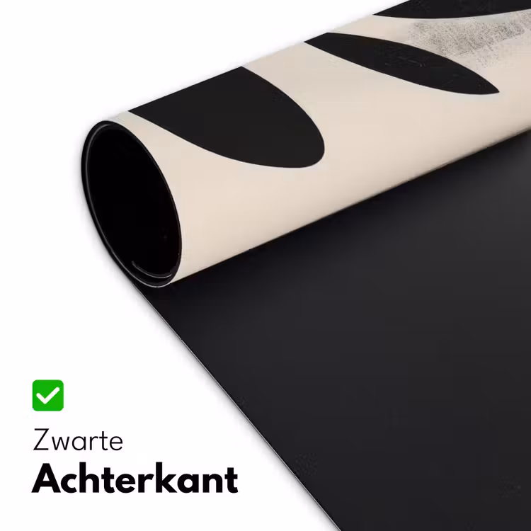 Plant - Beige - Japandi Muismat XXL klein -sfeer2