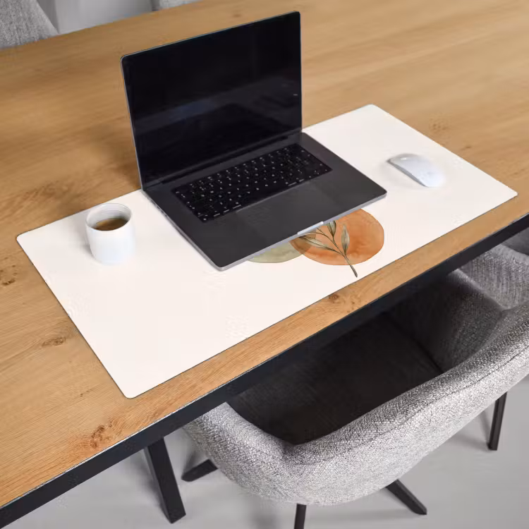 Desk Mat - Plant - Circles - Abstract - Plant - Cirkels - Abstract Muismat XXL klein