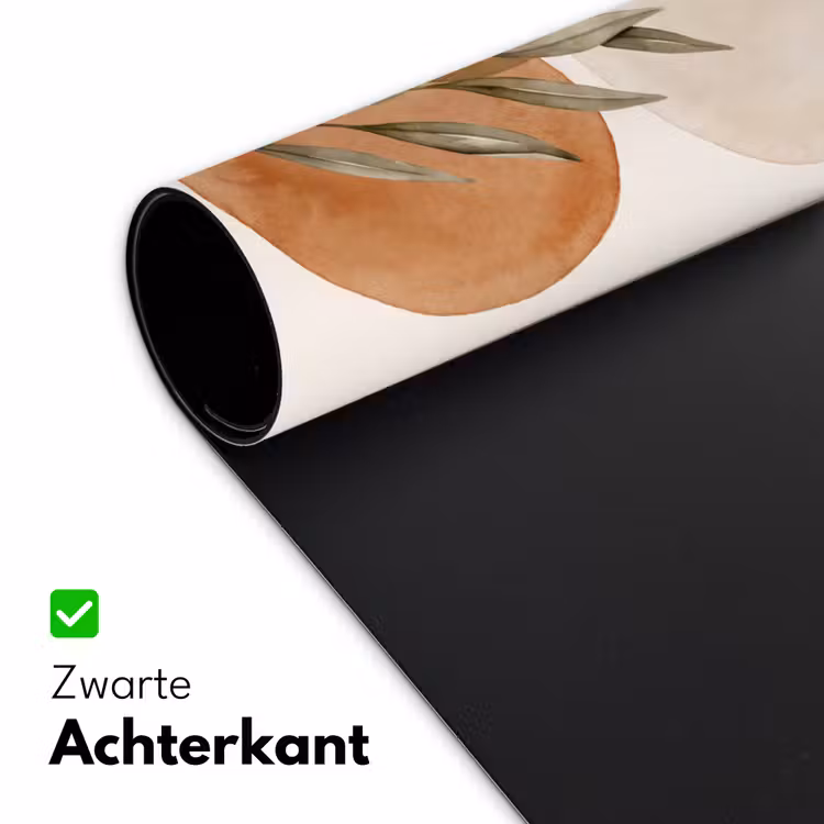 Desk Mat - Plant - Circles - Abstract - Plant - Cirkels - Abstract Muismat XXL klein