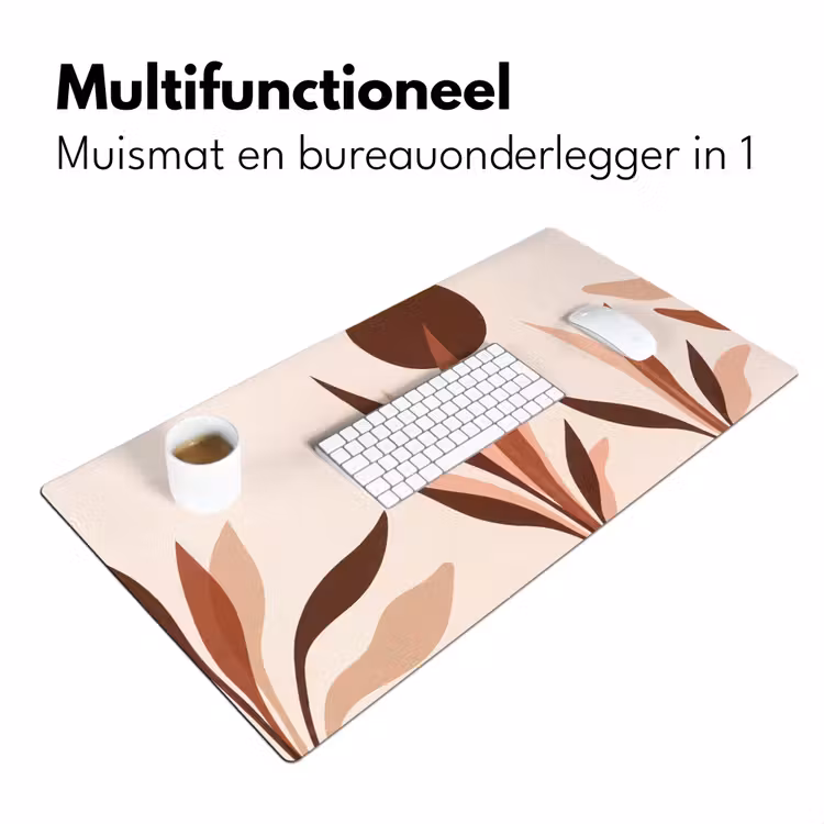 Planten - Abstract - Natuur - Bruin Muismat XXL klein -sfeer4