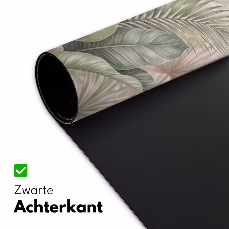 Planten - Tropisch - Bladeren - Groen - Natuur Muismat XXL klein -sfeer2