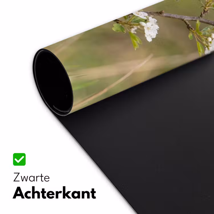 Putter - Bloesem - Lente - Natuur - Kleurrijk Muismat XXL klein -sfeer2