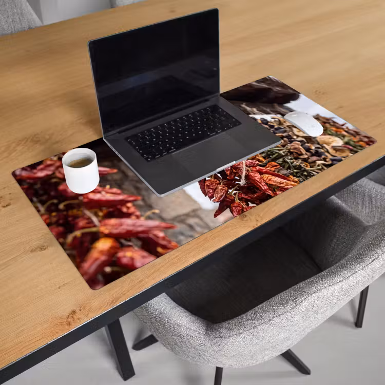 Desk Mat - Red Peppers - Food - Rode pepers - Eten Muismat XXL klein