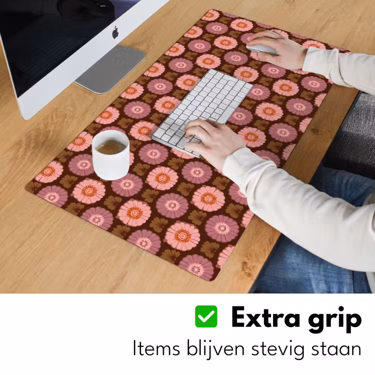 Retro - Madelief - Roze Muismat XXL klein 681 -sfeer3