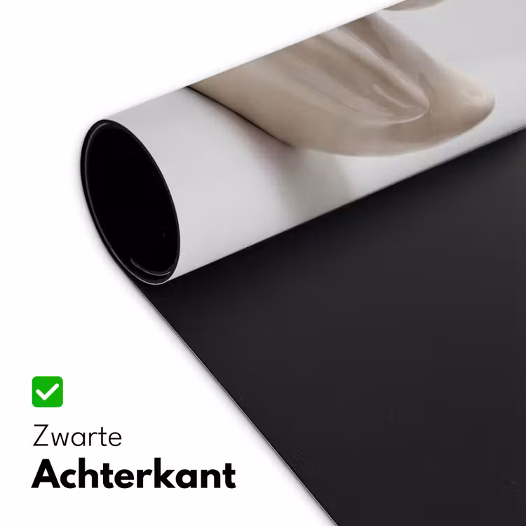 Badeend - Minimalistisch - Wit Muismat XXL klein -sfeer2