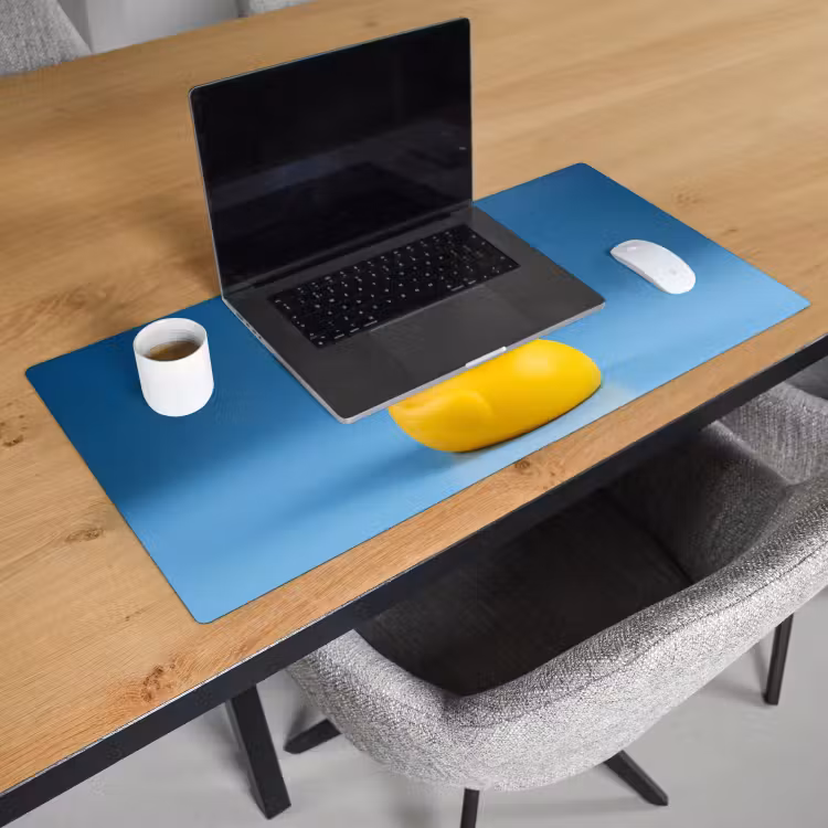 Badeend - Handdoek - Blauw Muismat XXL klein -sfeer1