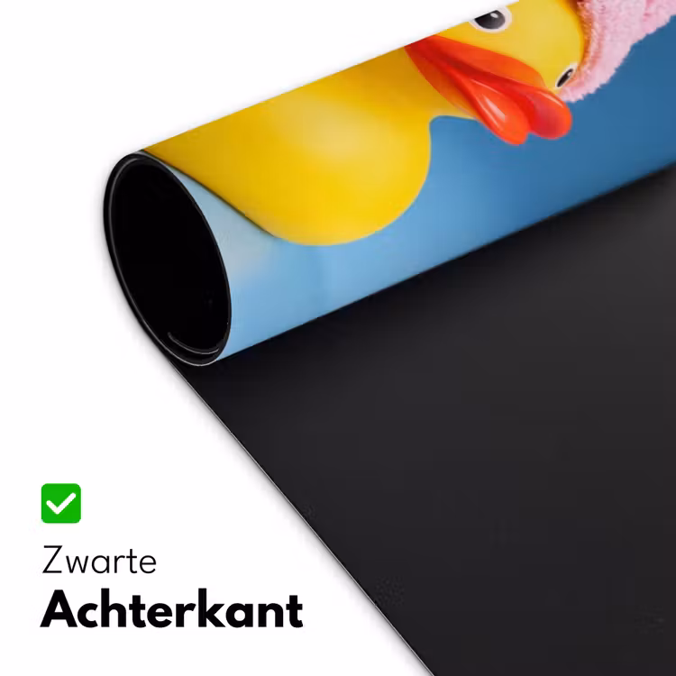 Badeend - Handdoek - Blauw Muismat XXL klein -sfeer2