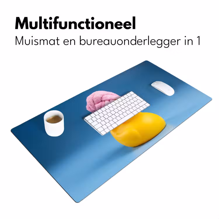Badeend - Handdoek - Blauw Muismat XXL klein -sfeer4